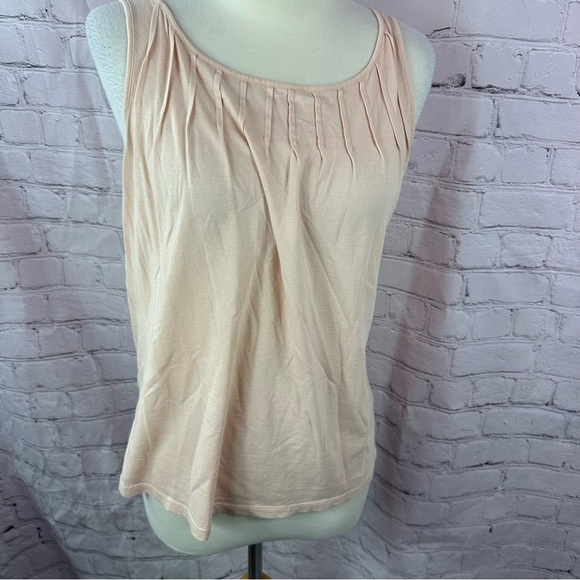 talbots sweater Cardigan w/ tank light dusty pink cotton blend sz L - Picture 5 of 11